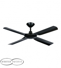 Hunter Pacific Next Creation 52" DC Motor Ceiling Fan with 6 Speed Remote - Black